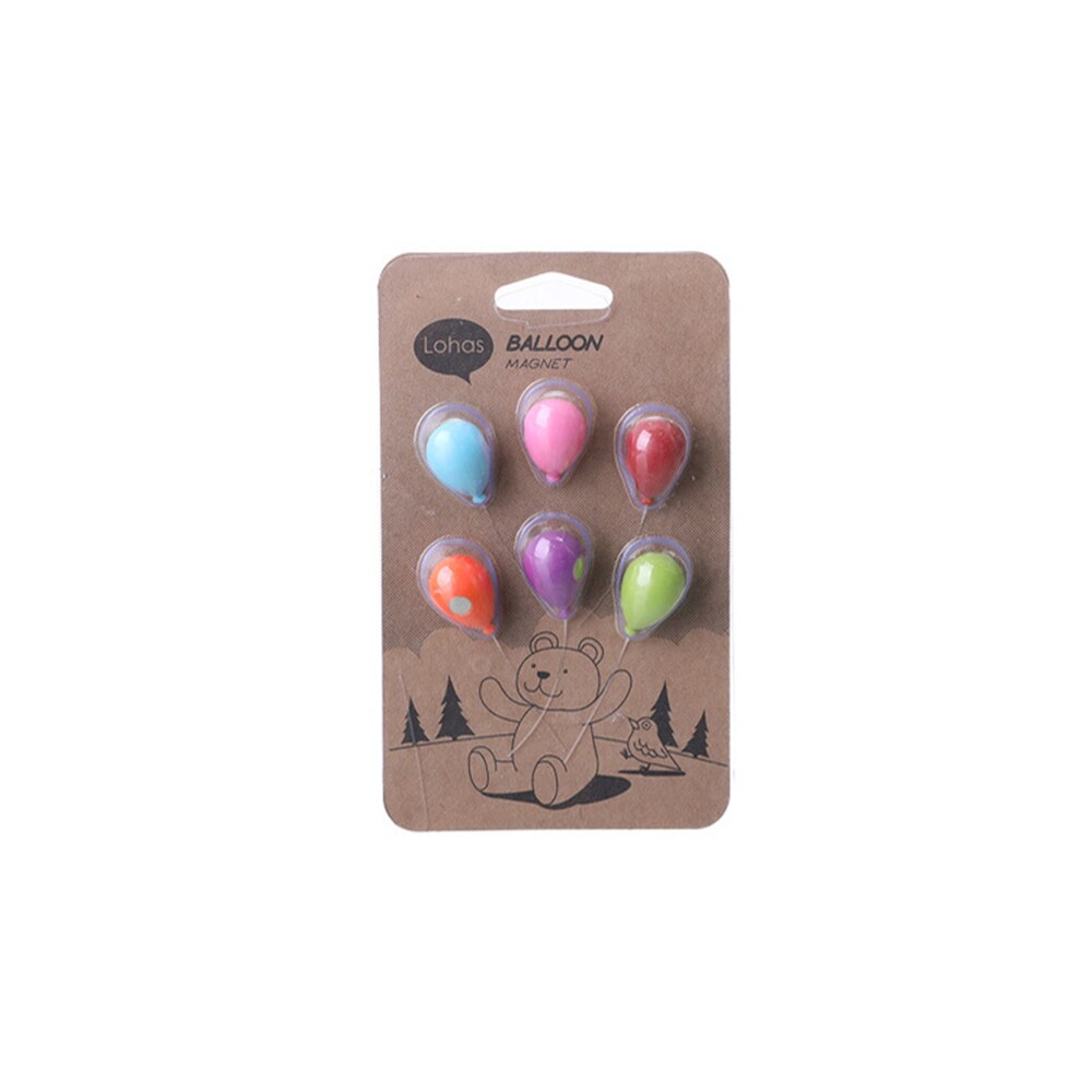 3D Cartoon Notes Cloud Balloon Refrigerator Magnet Magnetic Hook for Key Fridge Magnets Wall Magnet Home Decoration: 04