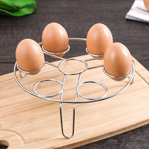 Eco Friendly Egg Rack Steamer Cooker Holder Stainless Steel Trivet Steam Rack For Instant Pot Egg Poachers