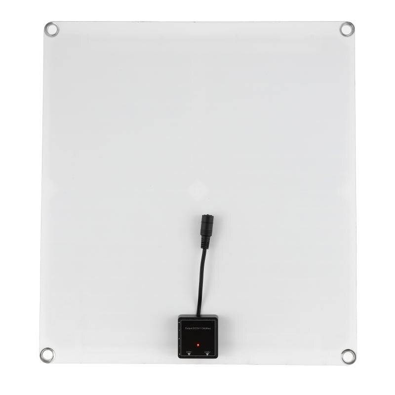 100w 12v/18v solcellepanel solceller monokrystallinsk silisium solcellepanel kraftbank  + 30a kontroller solbatterilader kit