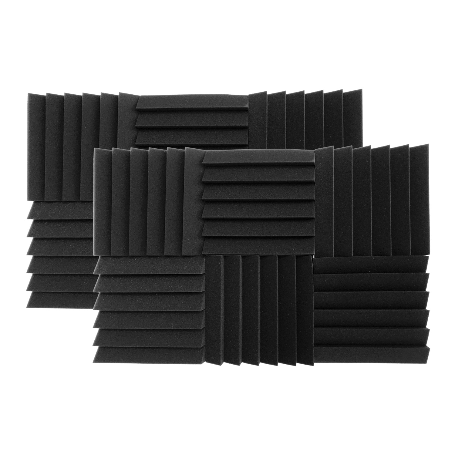12*12*2inch High Density Studio Acoustic Foams Panels Sound Insulation Foam Fire Retardant for Studio KTV Broadcast