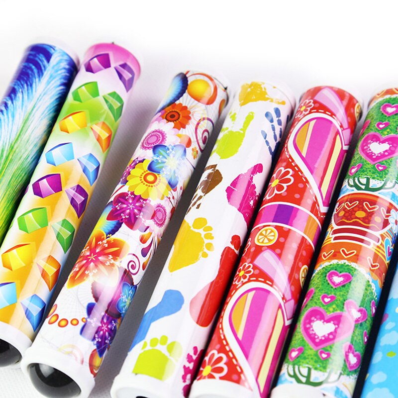 1pcs Outdoor Scene Rotating Kaleidoscope Interactive Logical Rotating Kaleidoscope Changeful Adjustable Fancy Colored World Toys