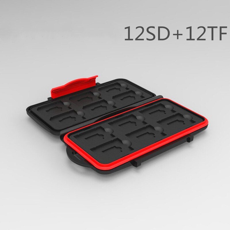 Multifunction sd sdhc mmc cf cartão micro sd cartão de memória caso protetor de cartão de memória à prova dwaterproof água para cartões sd cf
