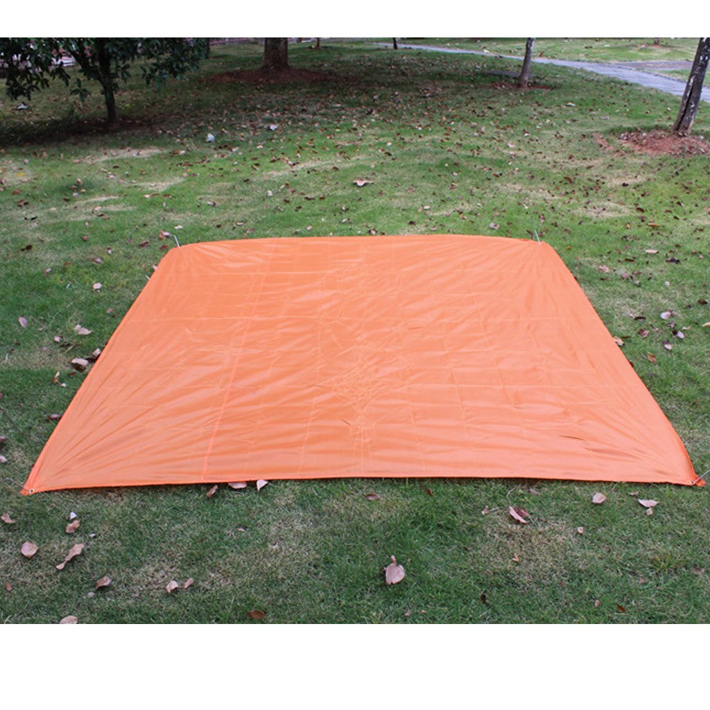 Waterproof Tent Footprint Ultralight Ground Sheet Mat 210T High Density Oxford Cloth Tent Footprint for Hammock Beach