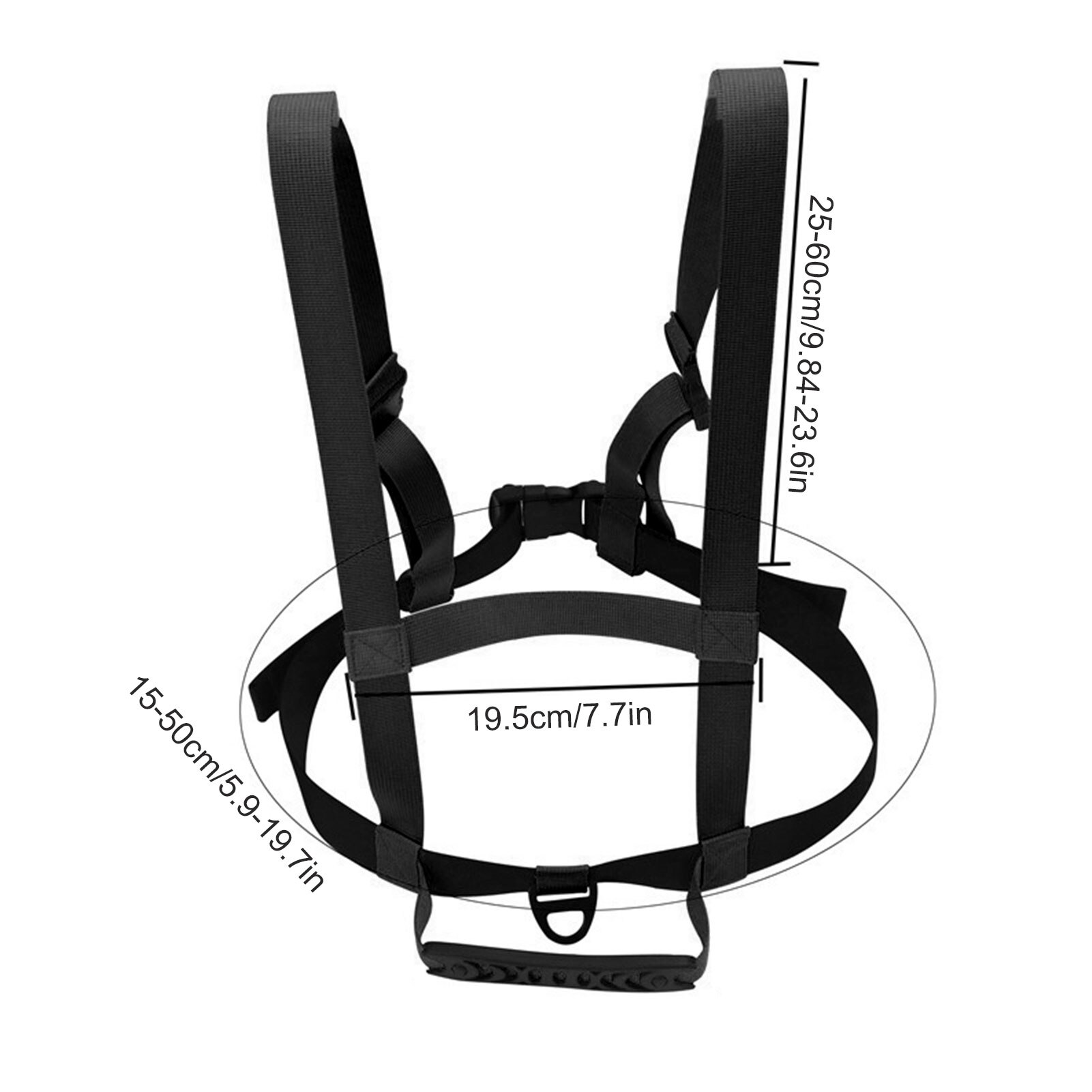 Imbracatura da sci per bambini cinghie da allenamento per sci per bambini per principianti allenatore lunghezza regolabile imbracatura controllo velocità shock