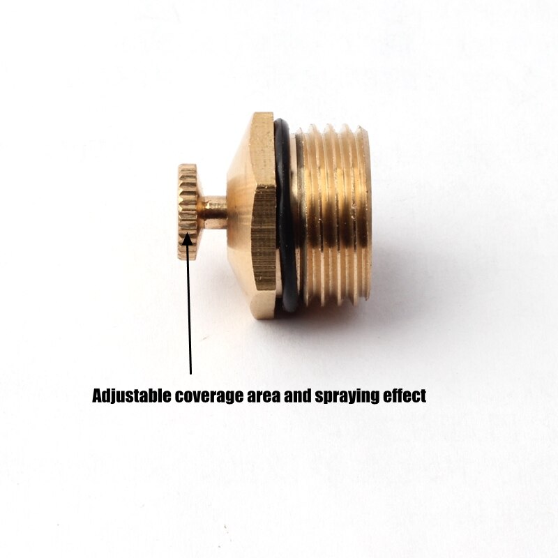 3pcs 1/2" Male Thread Copper Atomizing Nozzle Horticultural Lawn Refracting Irrigation Sprinkler Cooling Spraying Nozzle