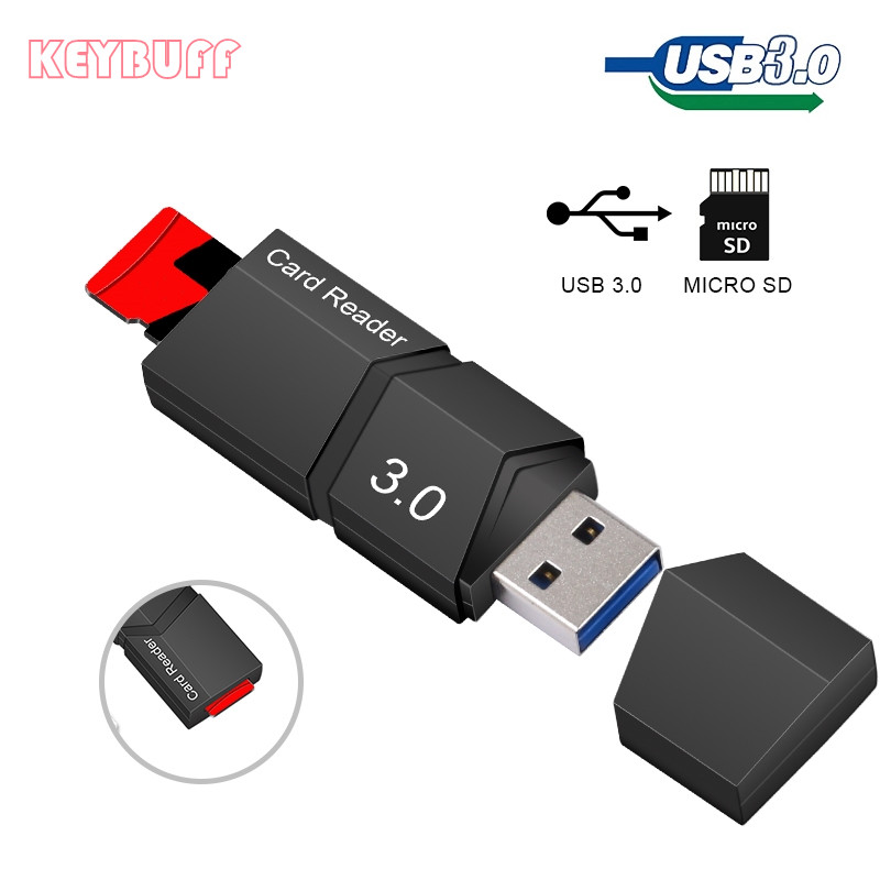 Usb 3.0 Kaartlezer Micro Usb Flash Drive Adapter Connector Hoge Snelheid Tf Geheugenkaart Reader Microsd Reader