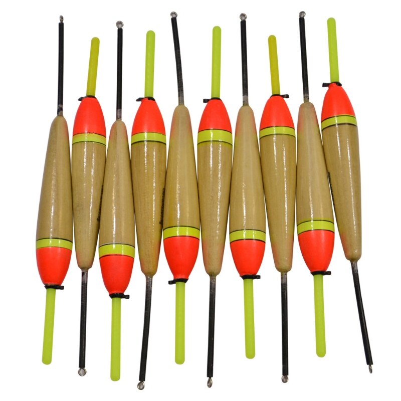 10Pcs Slide Slip Fishing Floats, Fishing Gears for Walleyes Bass Trout