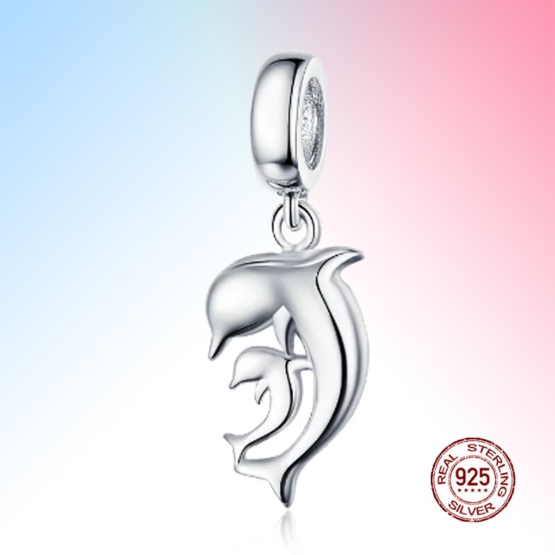 chihuahua placki delfin sowa karp żółw koliber żyrafa urok emaliowane koraliki 925 srebro oryginalny patelnia bransoletka panie DIY bijoux: WT1175