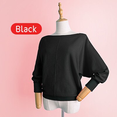 Women Ballet Dance Sweater Winter Adult Long Sleeve Knit Wrap Dance Tops Ballet Warm Up: Black / L height 165-175cm