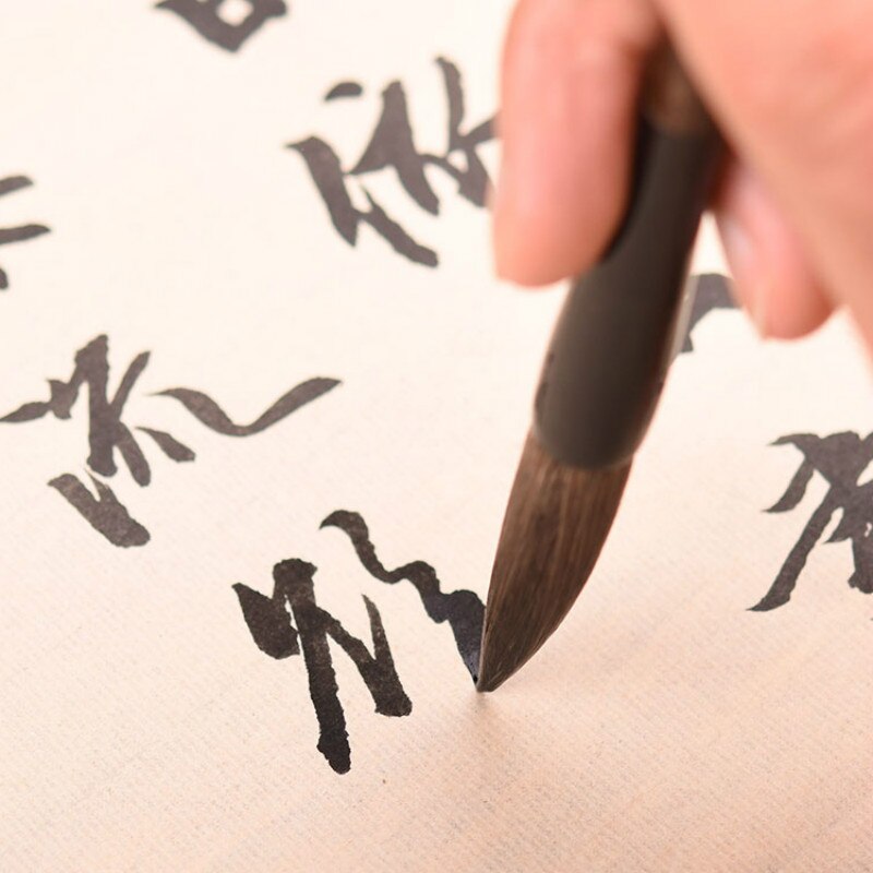 Luxurious Chinese Calligraphy Brushes Pen Set Rabbit Hair Regular Script Writing Brush Pen Escolar the Scholar&#39;s Four Jewels