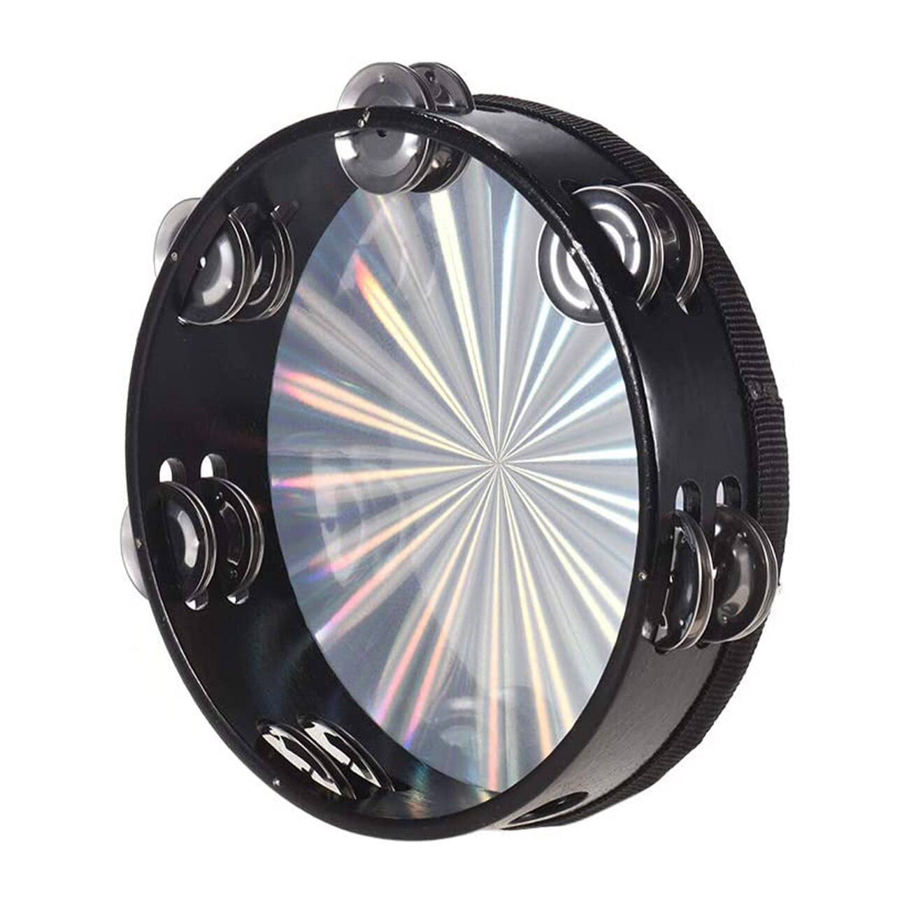 Drewniany promienny tamburyn dzwonek ręczny bęben ręczny odblaskowy instrument perkusyjny zabawka tańcząca śpiewająca akompaniament