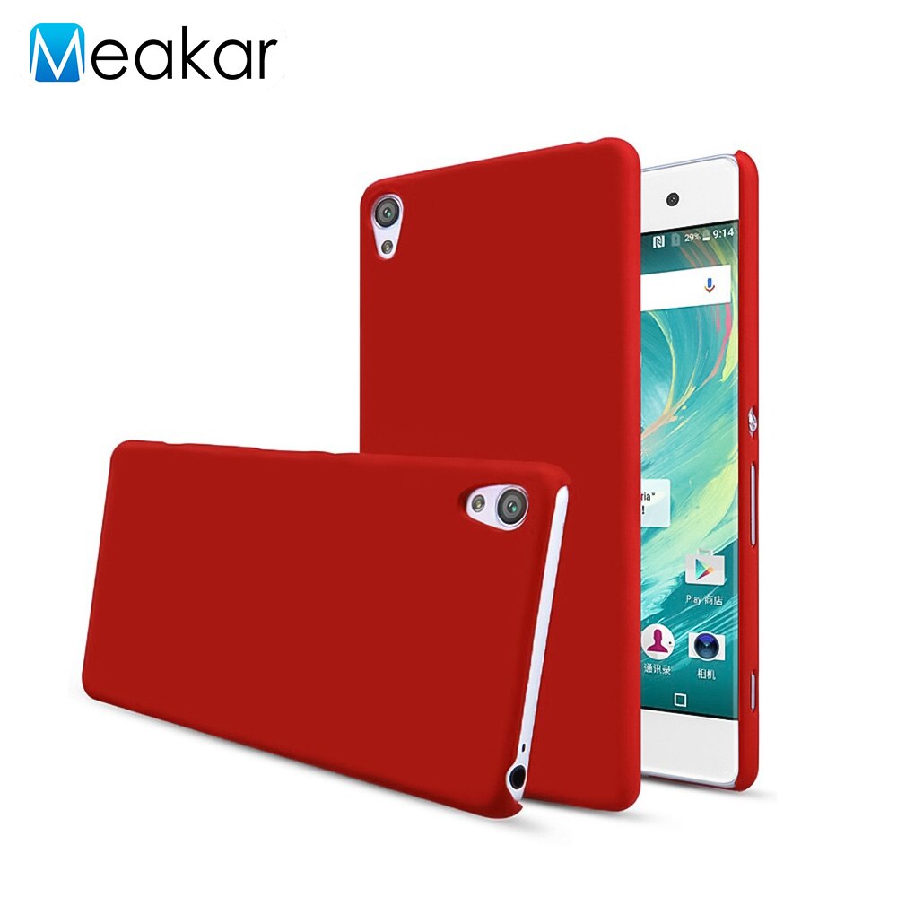 Funda de plástico para Sony Xperia Xa, carcasa trasera para teléfono Sony Xperia Xa Dual F3111 F3112 F3113 F3115 F3116: red