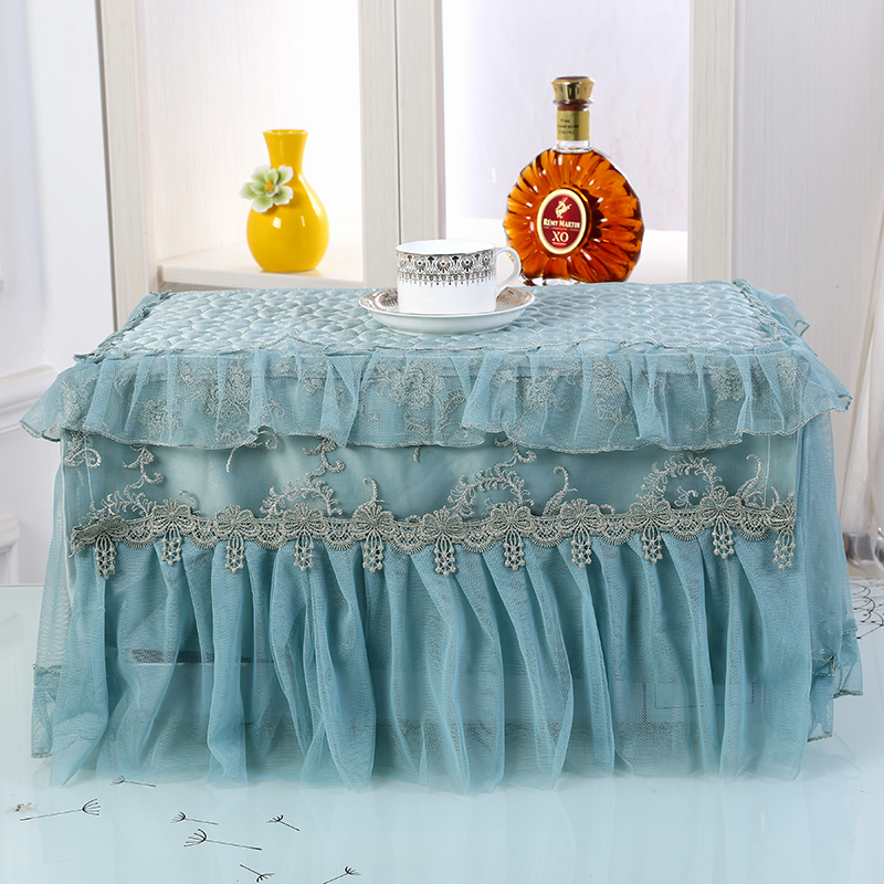 52x30x33cm osłona robić mikrofalówki ogrodowa koronkowa materiałowa osłona ręcznik olejoodporny odporny na kurz zmywalny piekarnik elektryczny: 3