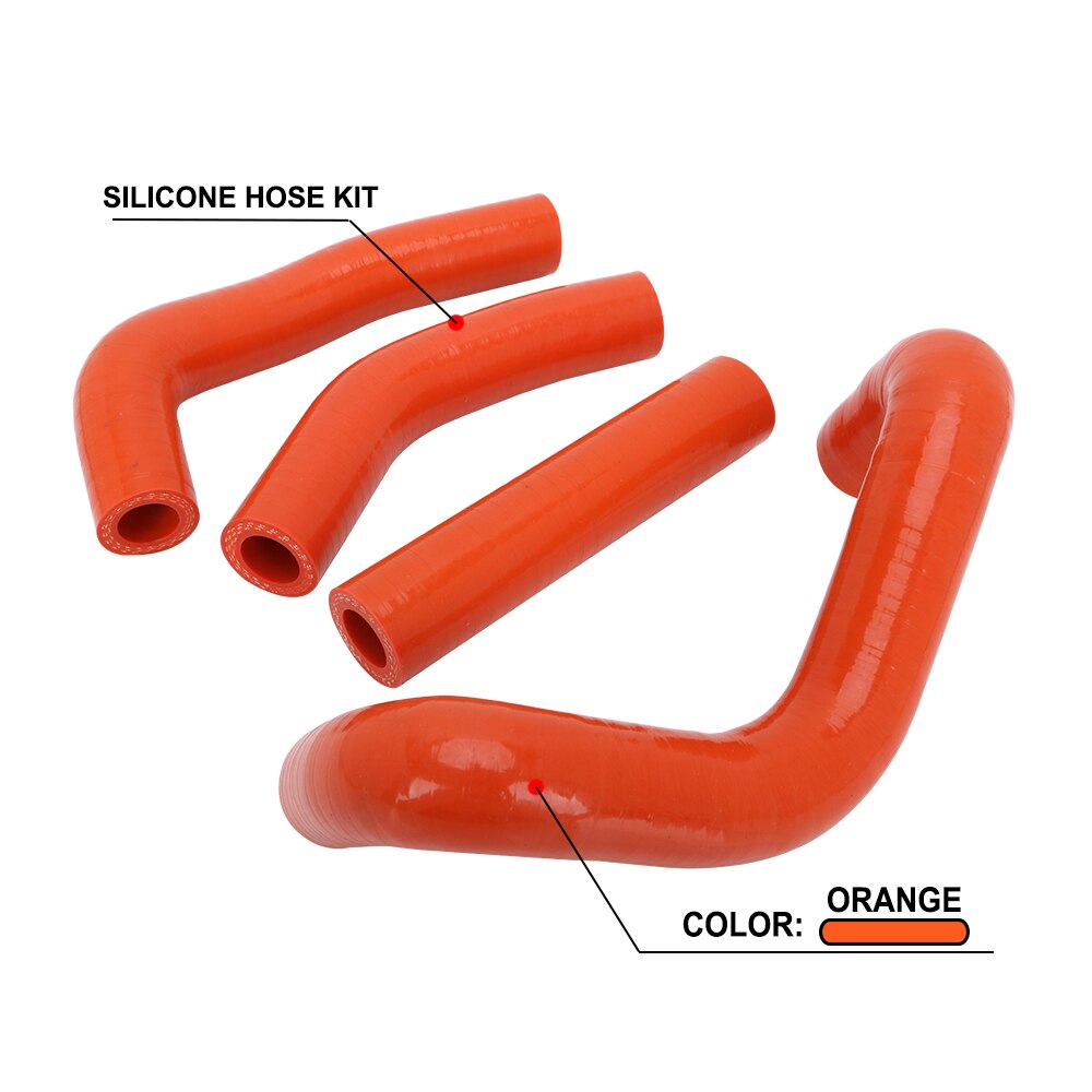 Silicone Radiator Coolant Reinforced Hoses Kit For KTM SX50 09-11 MX Enduro Dirt Bike Racing Offroad Motorcycle