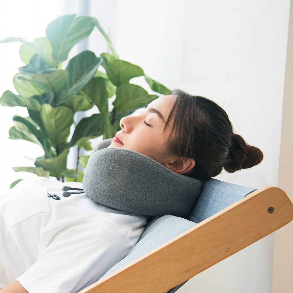 Multifunctionele U-Vormige Massage Nekkussen Dubbele Interieur Voor Thuis/Kantoor/Reizen Kussens voor sleep Thuis Textiel