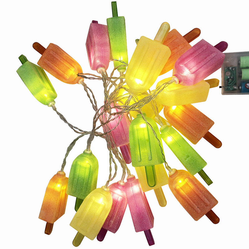 Ijs String Lights Ins Ijslolly String Lights Persoonlijkheid Led Modeling Licht Decoratieve Verlichting Kerst Licht