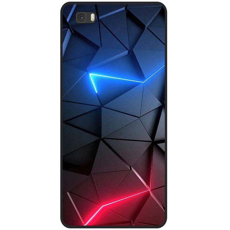 Für Huawei P8 Lite fallen TPU Abdeckung Hülse Für Huawei P8 Lite Zurück fallen Für Huawei P8Lite Ale-L21 Coque telefon Funda Stoßstange: Lavendel