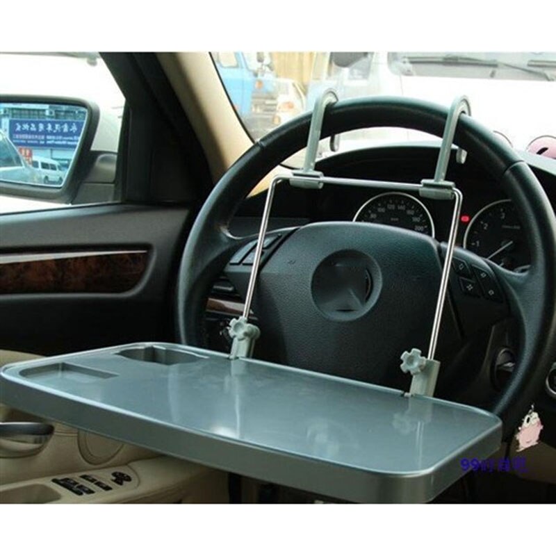 Einfache Auto Computer-schreibtisch Auto Notizbuch Schreibtisch Stand Tisch Computer Tischladeschale Hängen Esstisch Auto Organizer Zubehör
