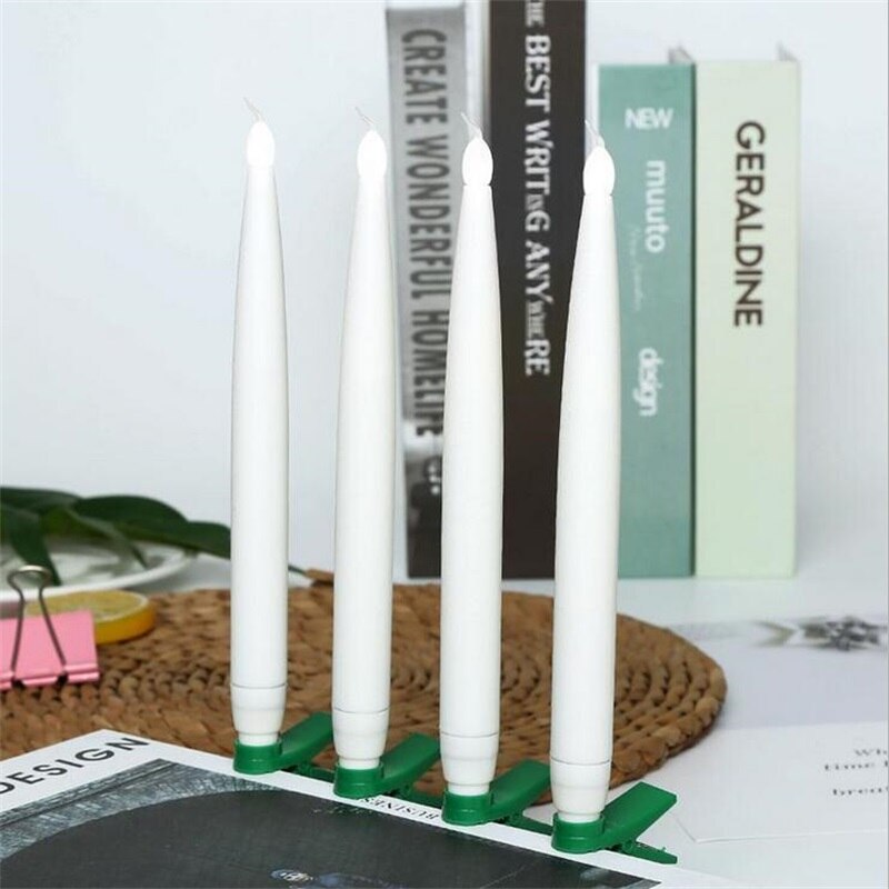 Bougies à piles de nouvel an | Bougie conique sans flamme, télécommande sans fil, pour maison, fête d'arbre de noël, de mariage