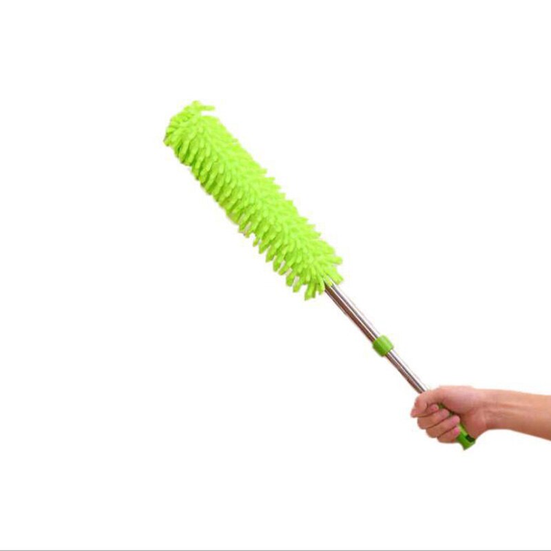 Herramientas de limpieza para el hogar, chenilla, plumero, mopa, cepillo de pluma, retráctil, acero inoxidable, herramientas para polvo, gjjjj507: A