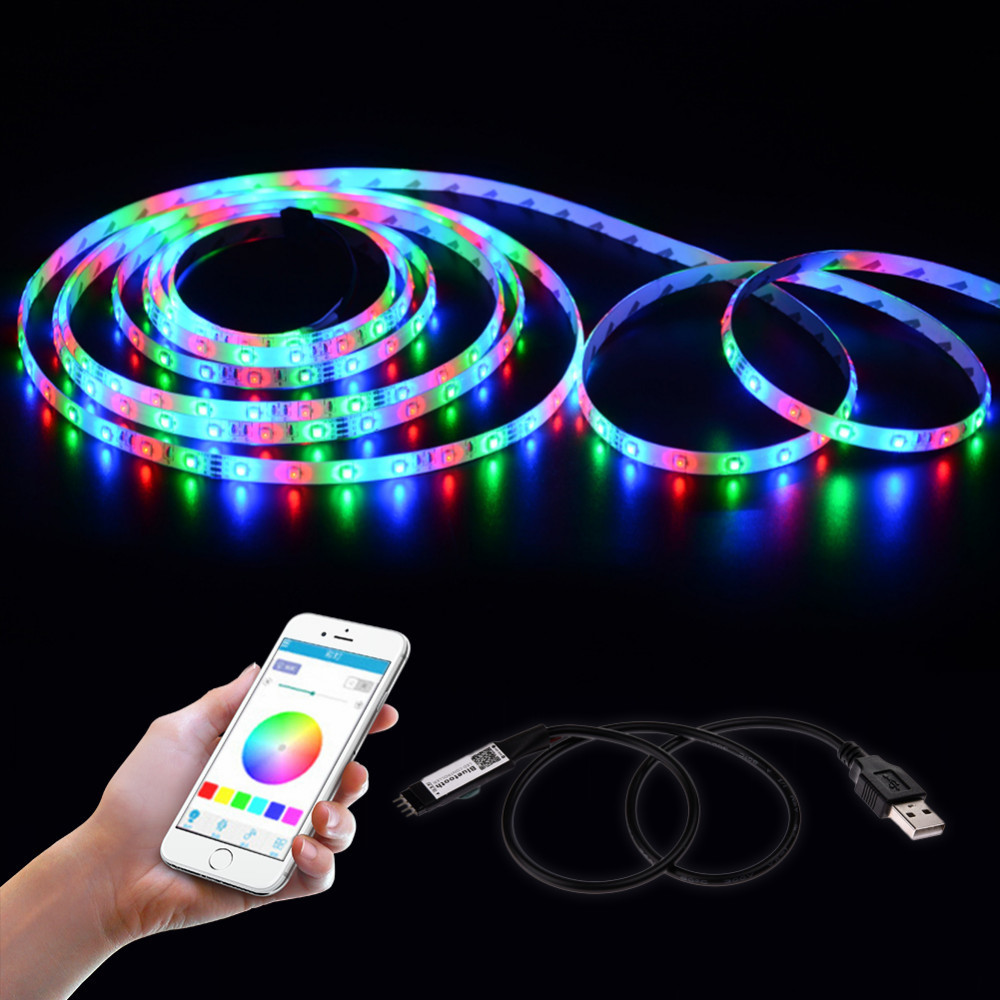 5V USB LED RGB Wifi Controller Bluebooth Power For TV Backlight led strip RGB Controller Remote Light Wifi Magic Home colorful