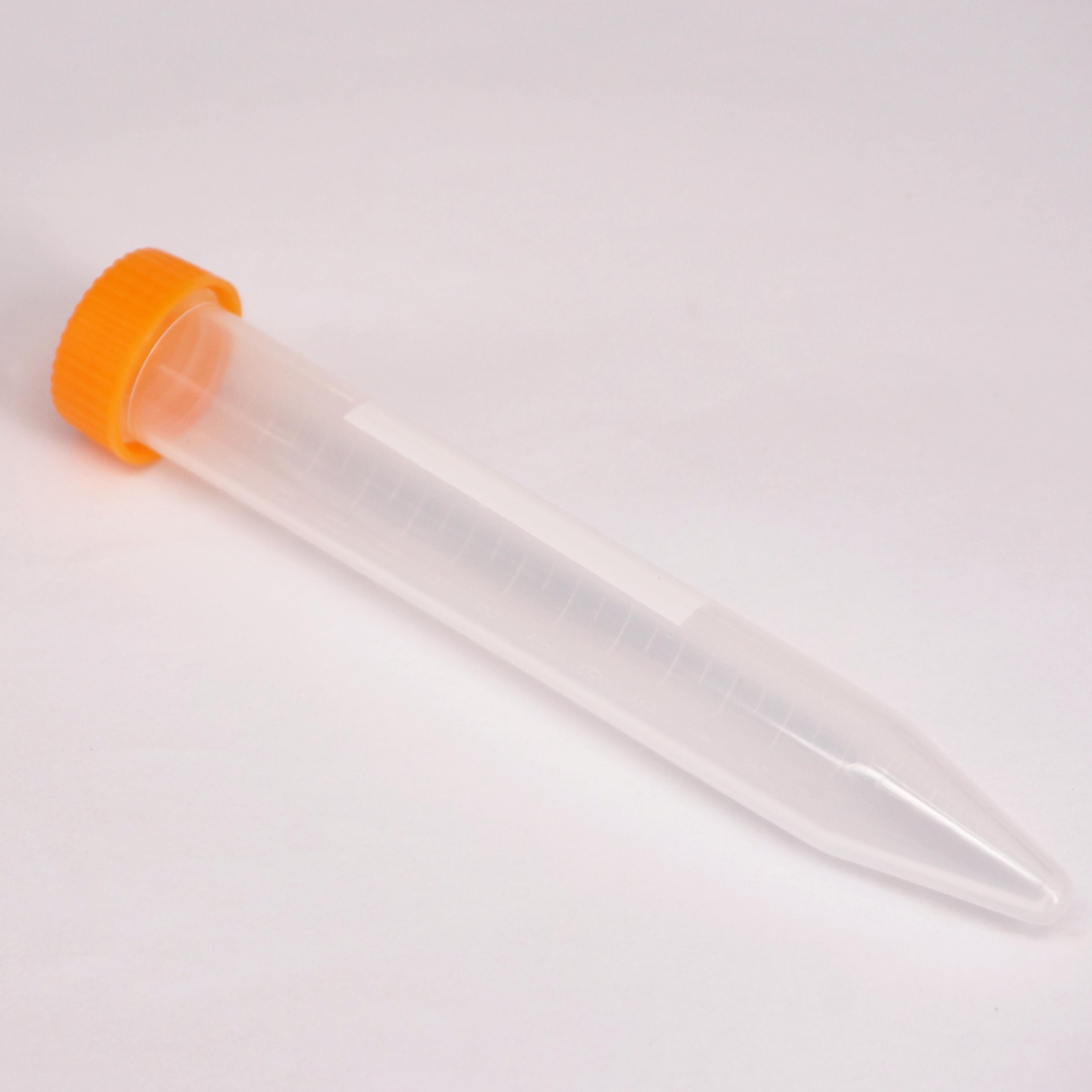 LOT 100 Scale line 15ml Laboratory Plastic Centrifuge tube V-bottom with screw cap For Sample Specimen