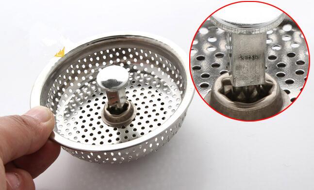Garbage Disposal Mesh Kitchen Stainless Steel Sink Strainer Waste Disposer Plug Drain Stopper Filter