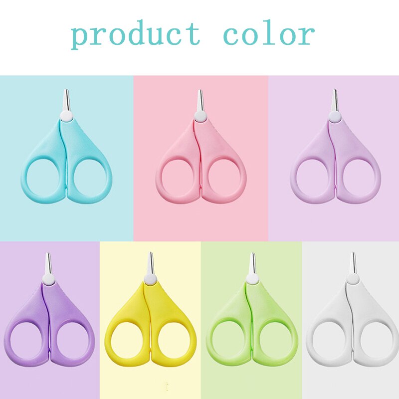 Ronde Kop Vinger Trimmer Schaar Korte Blade Veiligheid Mini Manicure Cutter Anti-Vlees Nail Schaar Draagbare Roestvrij Staal/ps