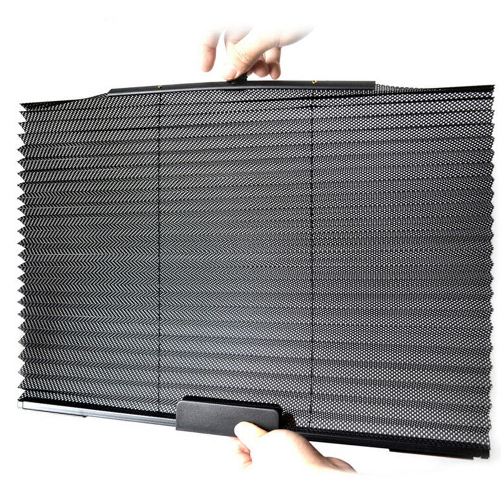 Auto Car Side Window Sunshade Folding Sun Shade Shield Sun Uv Protection Dog Baby Roller Premium Tear Resistant Shading Curtain: Default Title