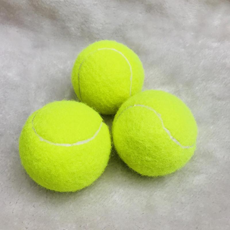 5PCS Durable Tennis Ball Rubber Tennis Practice Ball Training Tennis Exercises Rubber Fiber For Competition Elastic Ball Ou E2K8