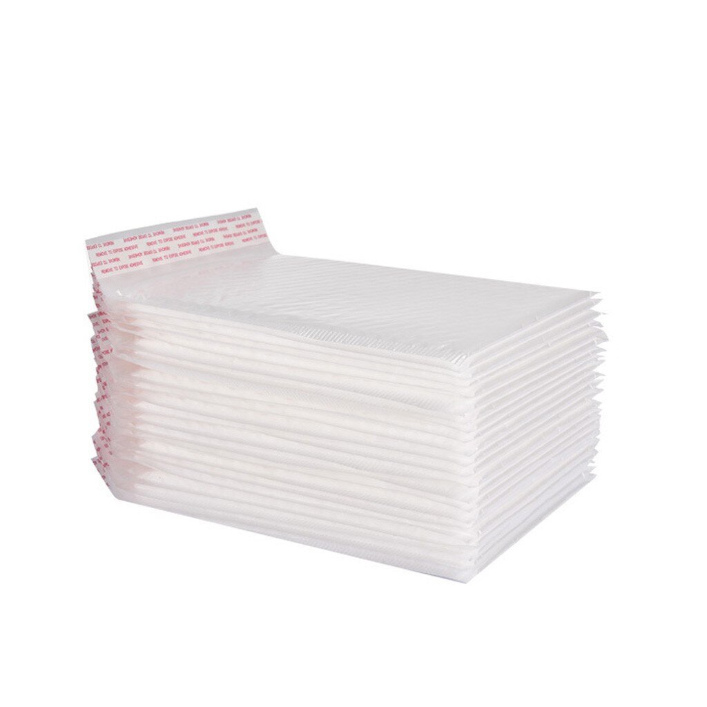 100 Stks/partij Envelop Zakken Schuim Self Seal Mailers Gevoerde Enveloppen Met Bubble Mailing Tas Pakketten Tas Wit