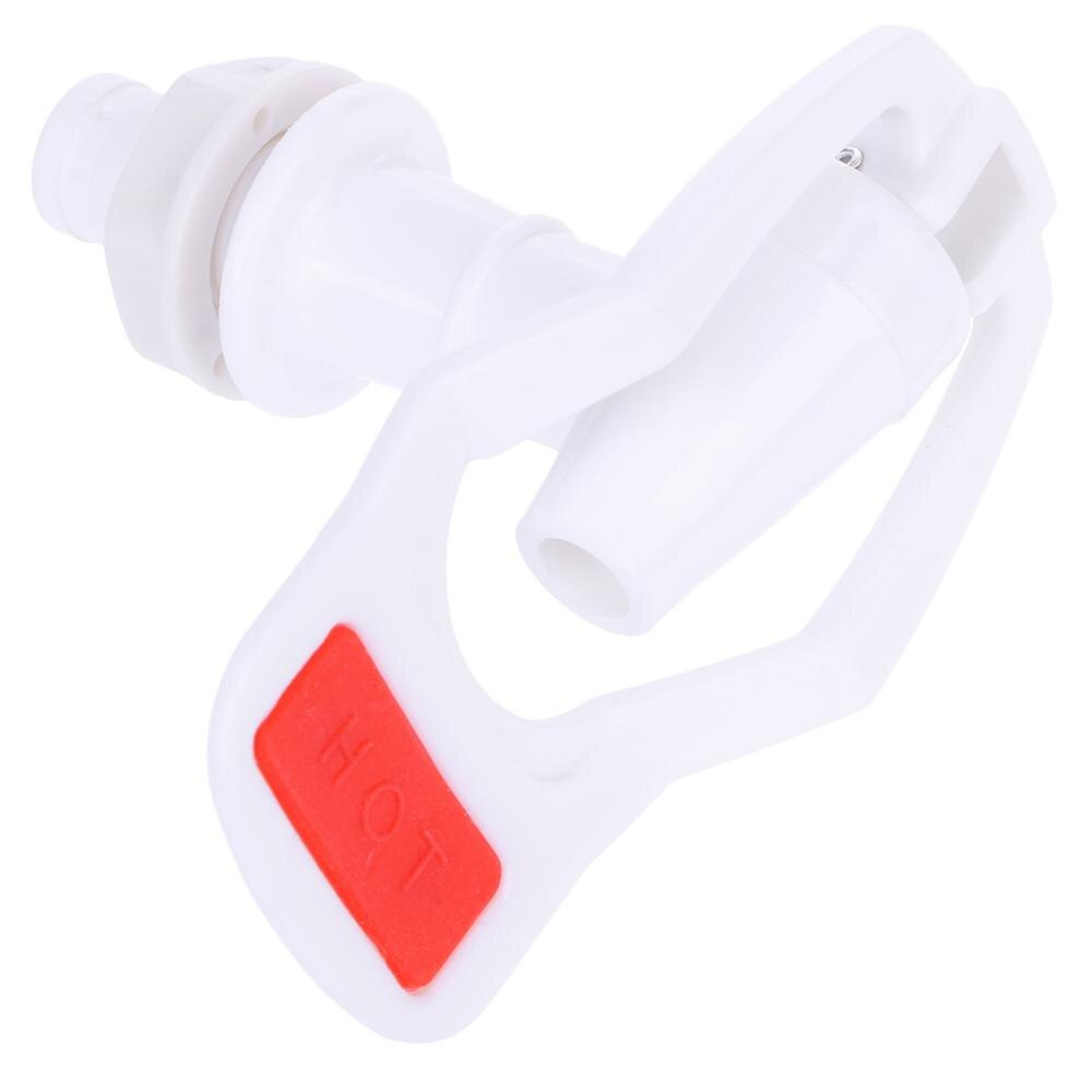 2 Pcs Water Dispenser Replacement Push Type White Plastic Tap Faucet