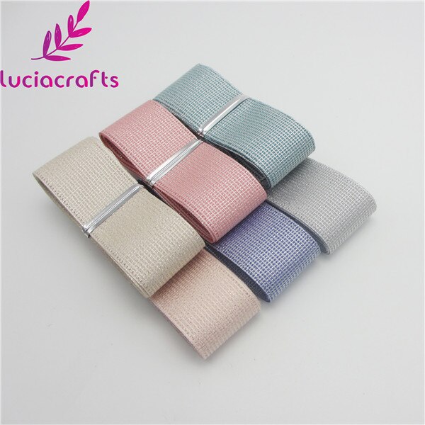 Cinta de grogrén de 25mm de colores sólidos para manualidades, materiales hechos a mano para bodas/fiestas/decoración para envolver 5y/6y-lot S0301: Mixed colors 6y