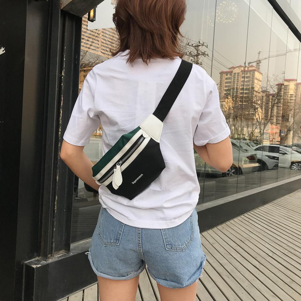 vrouwen Riem Tas Harajuku Stijl Taille Tas Banaan Verstelbare Band Fanny Pack Buiten Hip Bum Bag voor Reizen j16