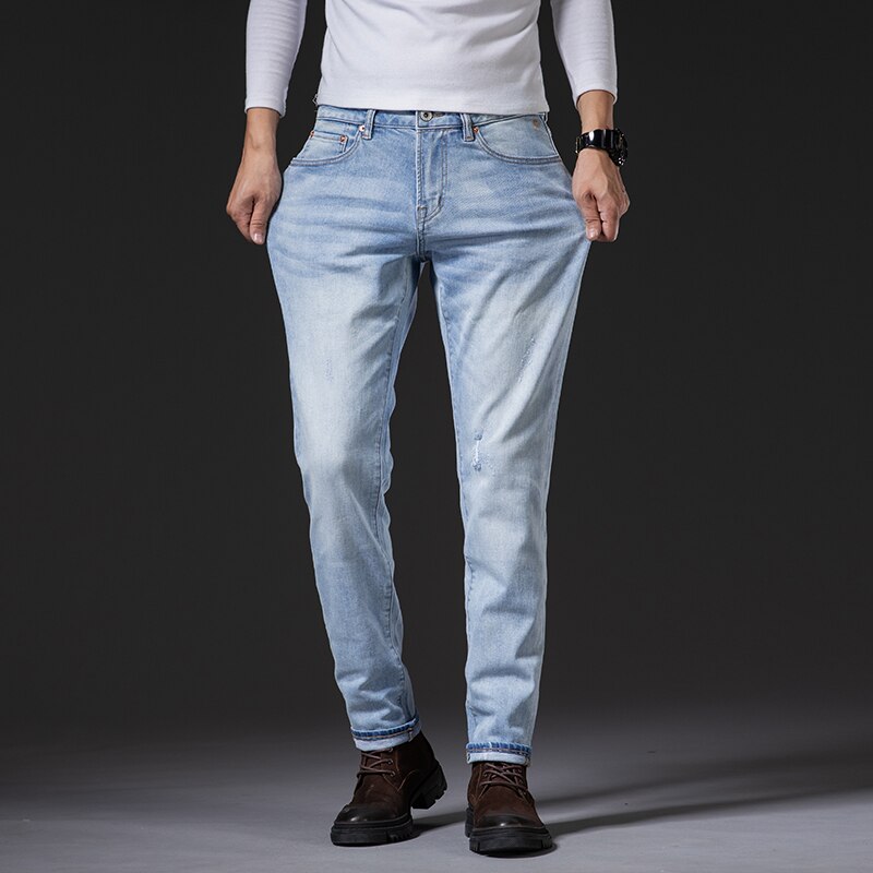 Trendyol Herren Gerade Schlank Normale Taille Jeans, Jeans De Los Hombres, Black