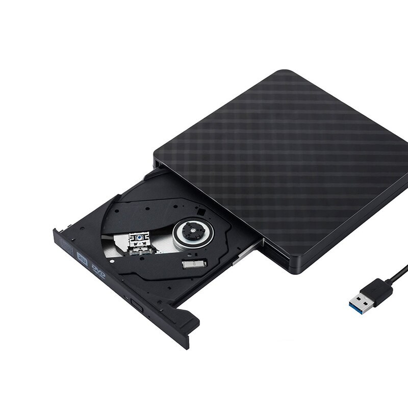 Universal USB 3.0 High Speed Ultra Thin External DVD Drive DVD Read Writer R/RW For Laptop & Desktop Computer Optical Drives