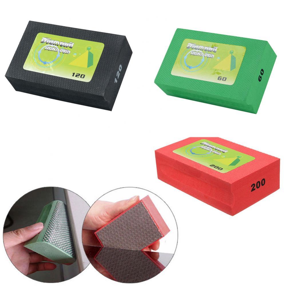 Duurzaam Diamant De Hand Polijsten Pad Voor Glas Marmer Steen Schuren Blokken