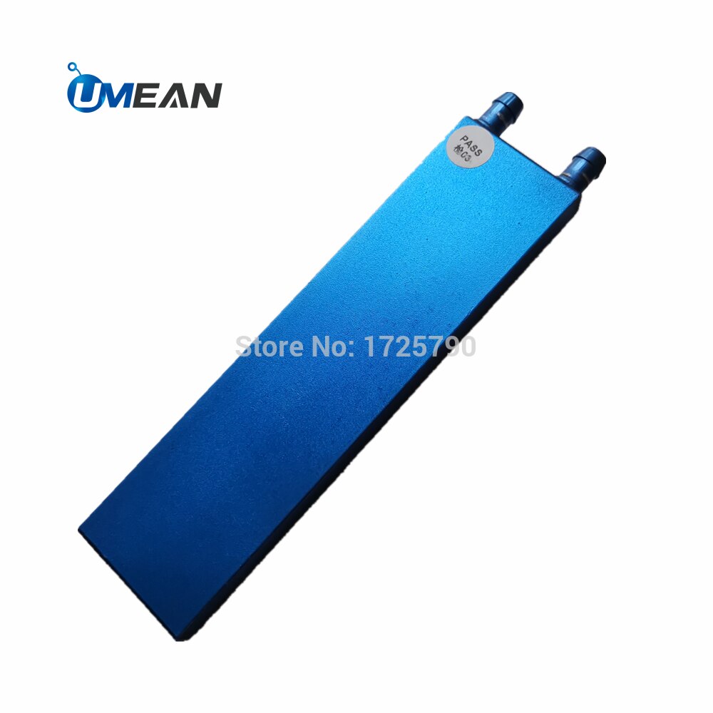 40x160mm Blue Aluminum Water Cooler Radiator Block Semiconductor Air Conditioner Cooling System Kit for PC CPU