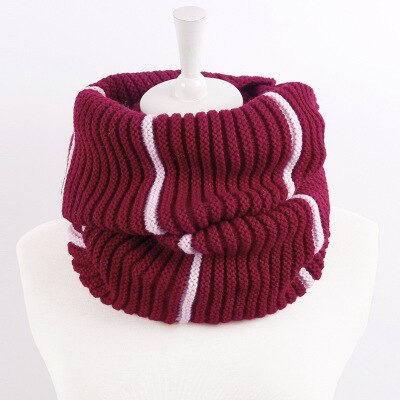Écharpe Snood en cachemire pour hommes et femmes, écharpe d'hiver, tricoté pour l'infini, anneau rond, couleur unie, pour couple: 8