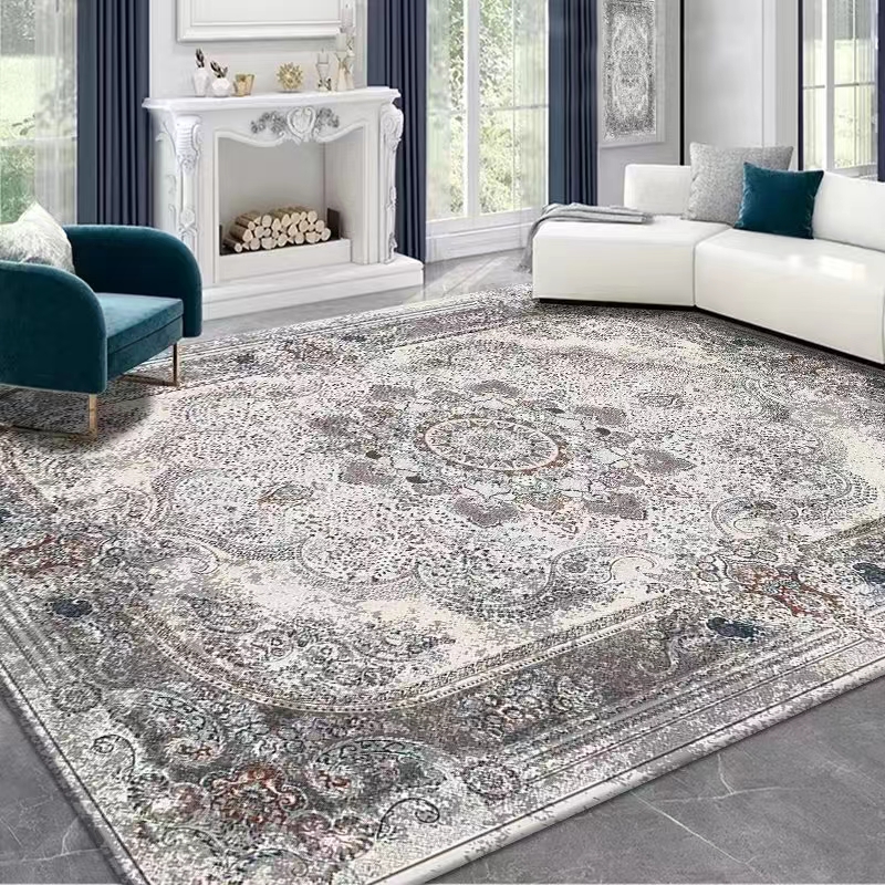 persisch Wohnzimmer Teppich Kristall Samt Sofa Couch tisch Decke retro Schlafzimmer Bettdecke matt großen Raum Teppich: 1400MMx2000MM / Burgunderrot