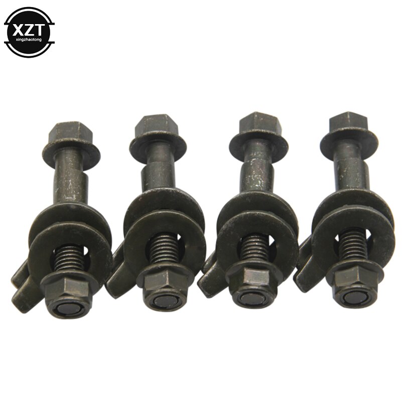 Juego de ajuste de alineación de ruedas Camber, Kit de tornillos con tuerca, herramientas de reparación de automóviles excéntricas, tornillo de ajuste, 13mm, 14mm, 15mm, 16mm, 17mm, 4 unids/lote