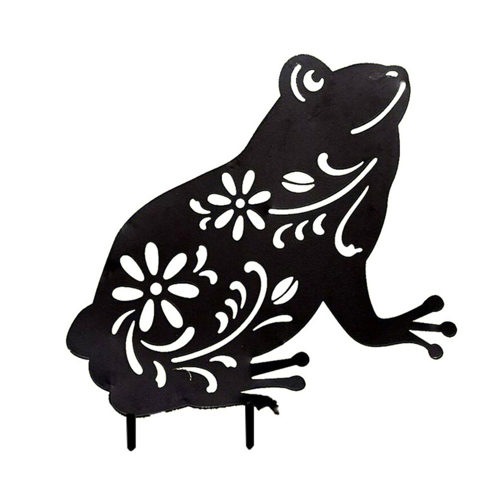 Kikker Art Back Tuin Decoratie Kaart Tuin Insert Teken Acryl Outdoor Gazon Insert Teken Tuin Decoraties