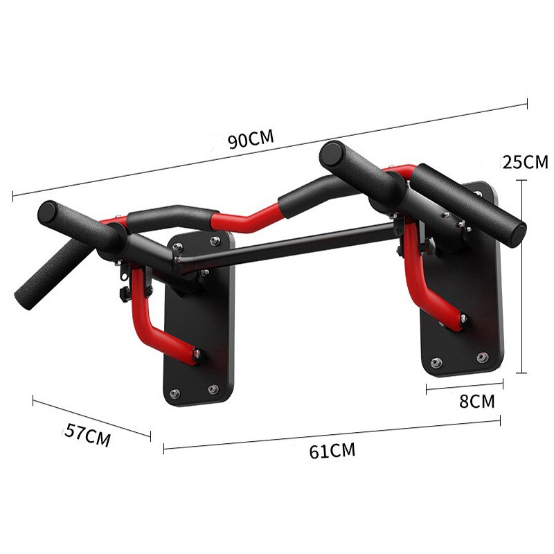 Home Wall Mounted Horizontal Bars Wide Anti - Slip Pad Gym another Chin Up Pull Up Training Bar Sport Fitness Equipment