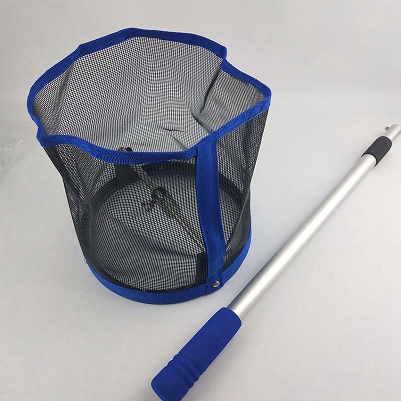 Telescopic Table Tennis Ball Picker Net - Adjustable Pole for Collection