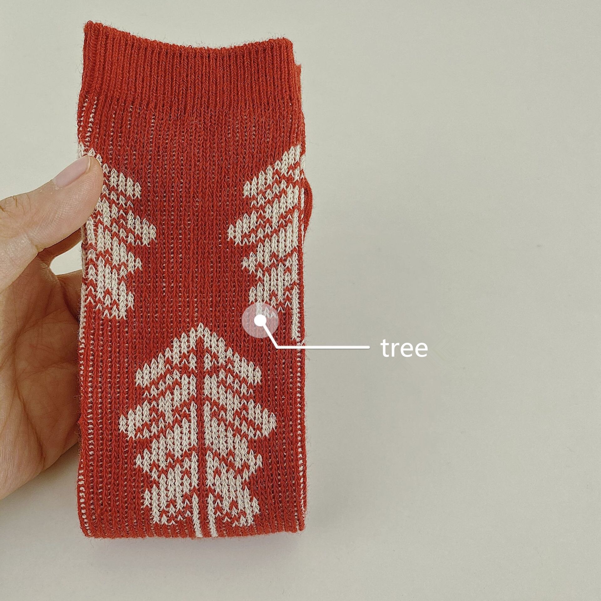 Kerst koreaanse stijl winter kinderen gebreide sokken warme festival kinderen rode lange sokken 5 paar/set