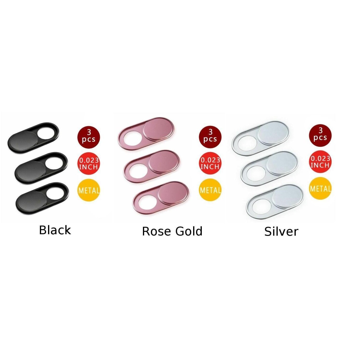 3x Phone Laptop PC Camera Cover Webcam Privacy Protector For MacBook IMac IPad Protecting Your Digital Life