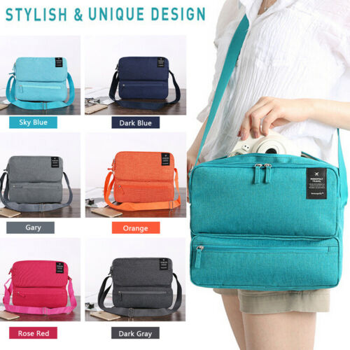 Bolso de viaje Unisex para hombre y mujer, bolsos de un solo hombro, bandolera con capacidad de viaje, cruzado, multibolsillos