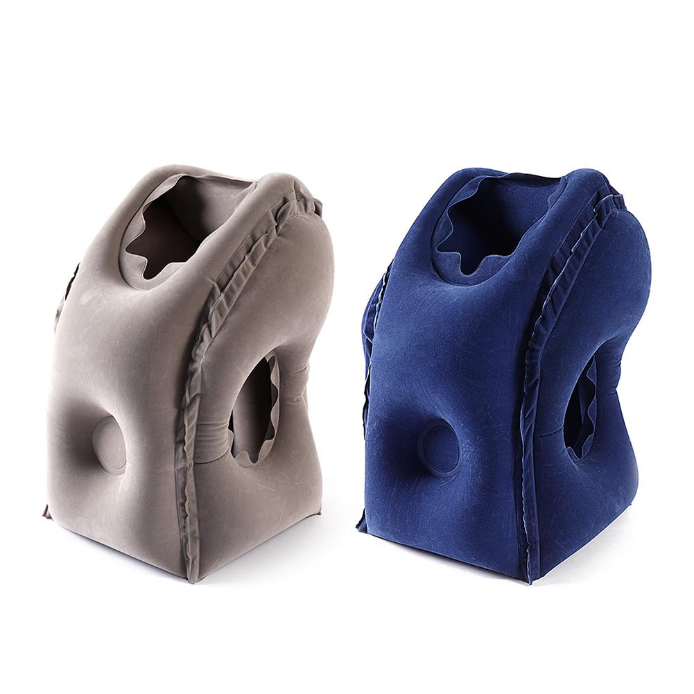 Travel Aircraft Inflatable Pillow Sleeping Tool Outdoor Office Lunch Break Pillow Portable Neck Protective Inflatable Pillow