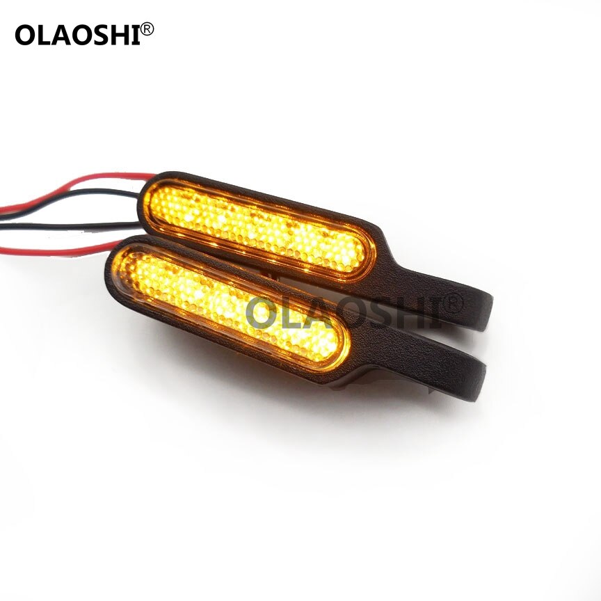 2 sztuk E24 motocykl kierownica robić skutera migacz bursztynowy lampa mini wskaźniki światło światło kierunkowskazu doprowadziło czarny aluminium wyczyść/dym