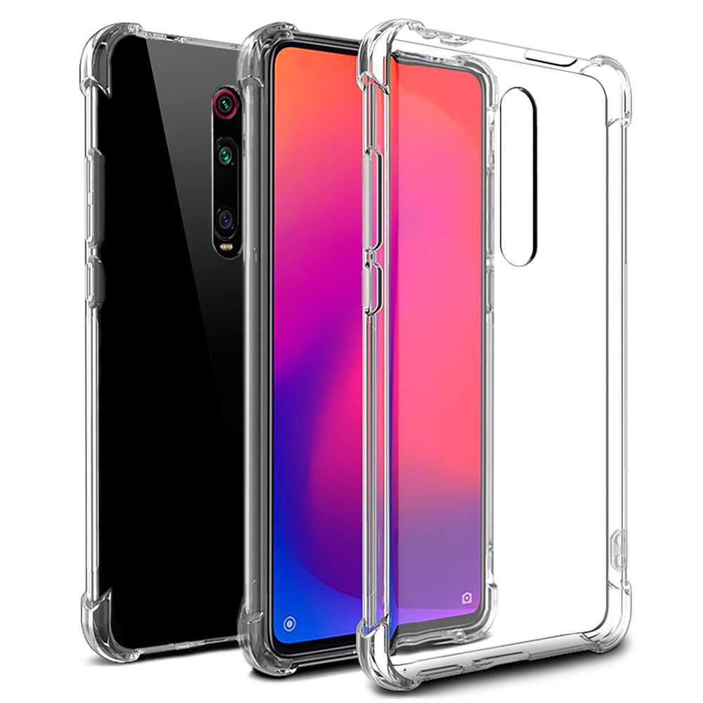 TPU Schutzhülle für Xiaomi Mi 9T/Profi Redmi K20 Gerundete Kanten Rückseite Stoßfest Shockproof Fall Hülle Tasche Stoßstange